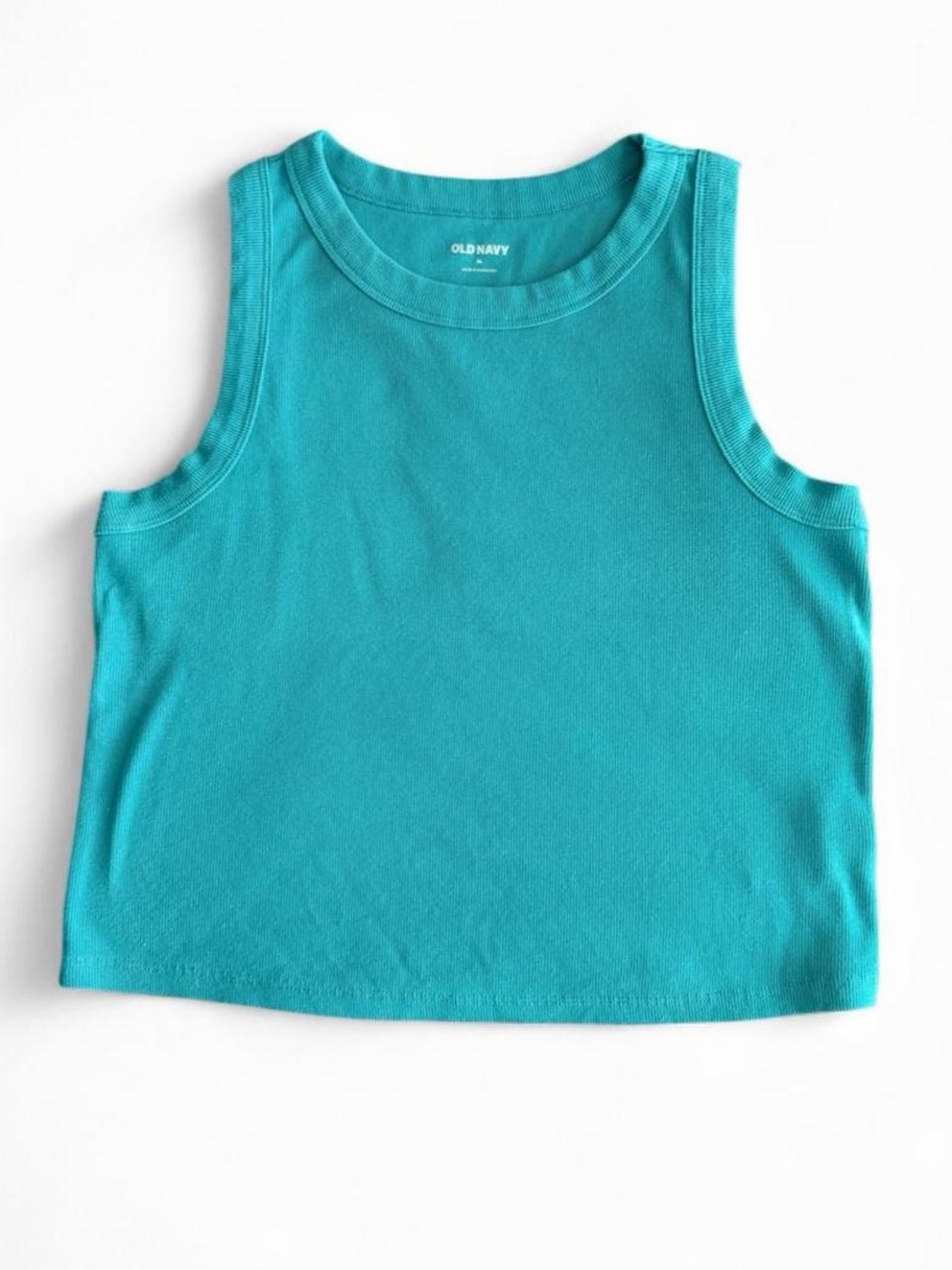 Old Navy Teal Crop Tank Top